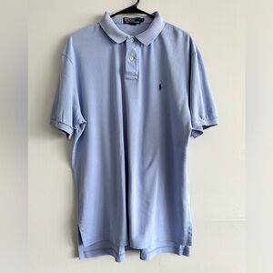 Ralph Lauren men Light Blue Polo Shirt Size L